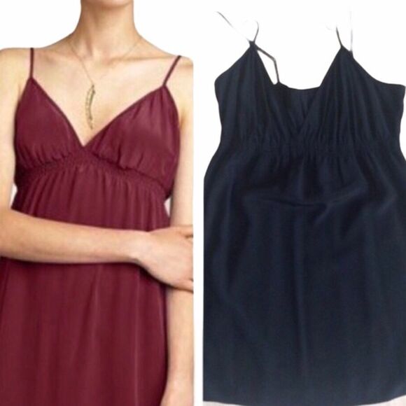 TWELFTH STREET by CYNTHIA VINCENT Silk Sleeveless Cami Tank Black XS - Picture 5 of 5